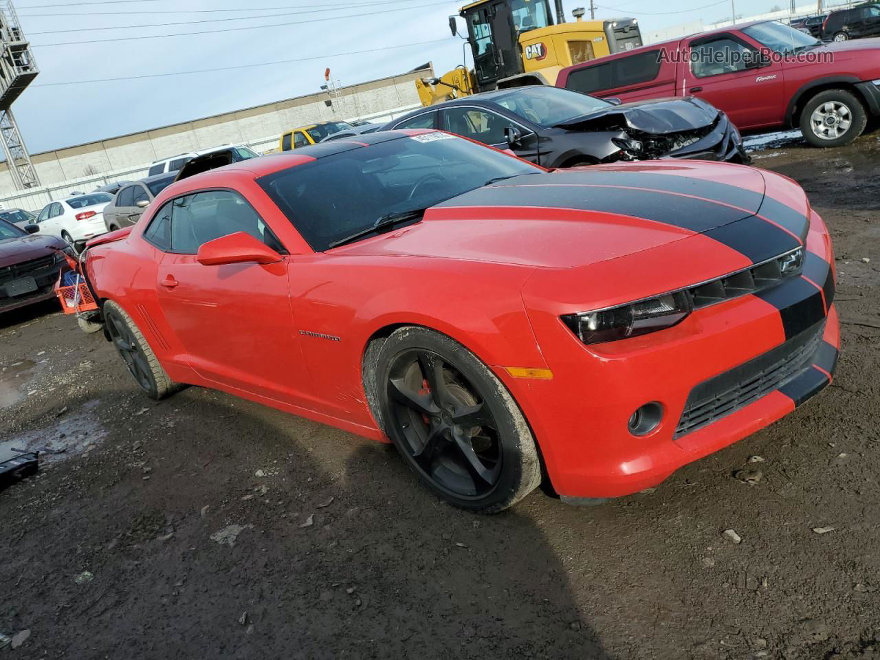 2015 Chevrolet Camaro Lt Red vin: 2G1FD1E3XF9229090