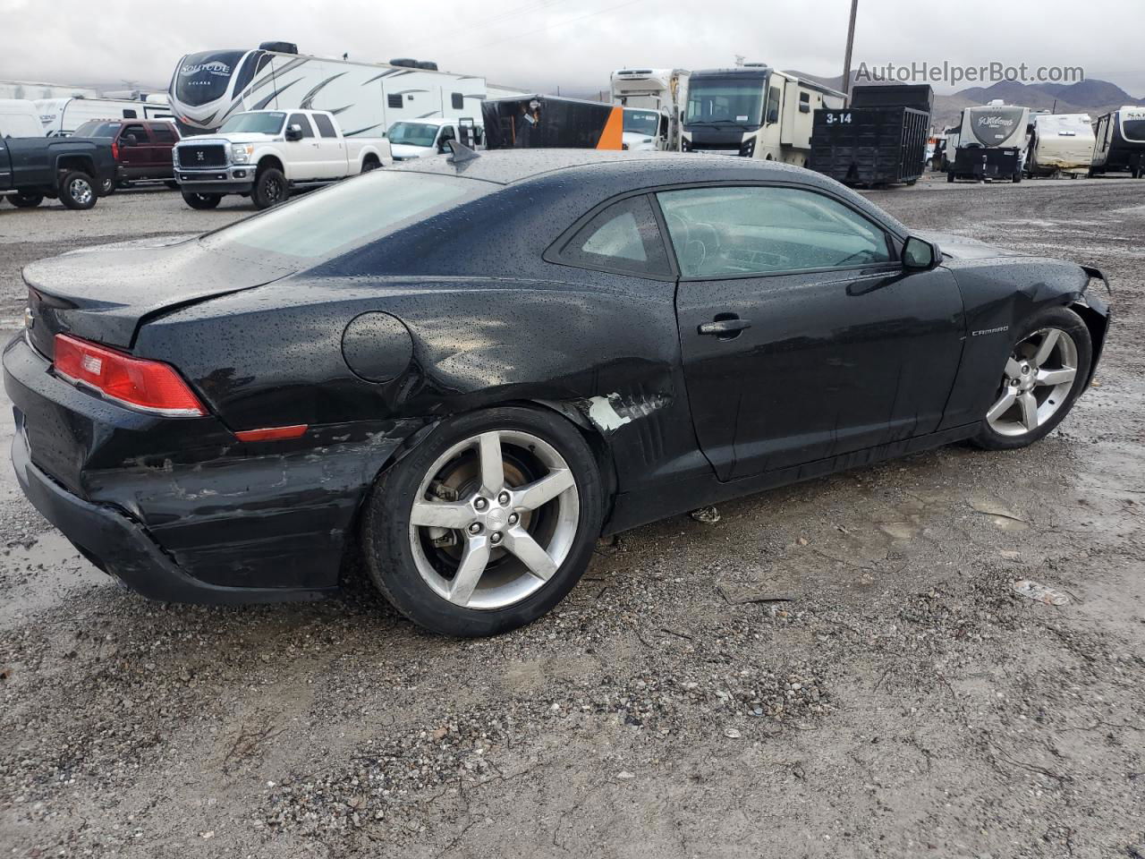 2015 Chevrolet Camaro Lt Black vin: 2G1FD1E3XF9230692