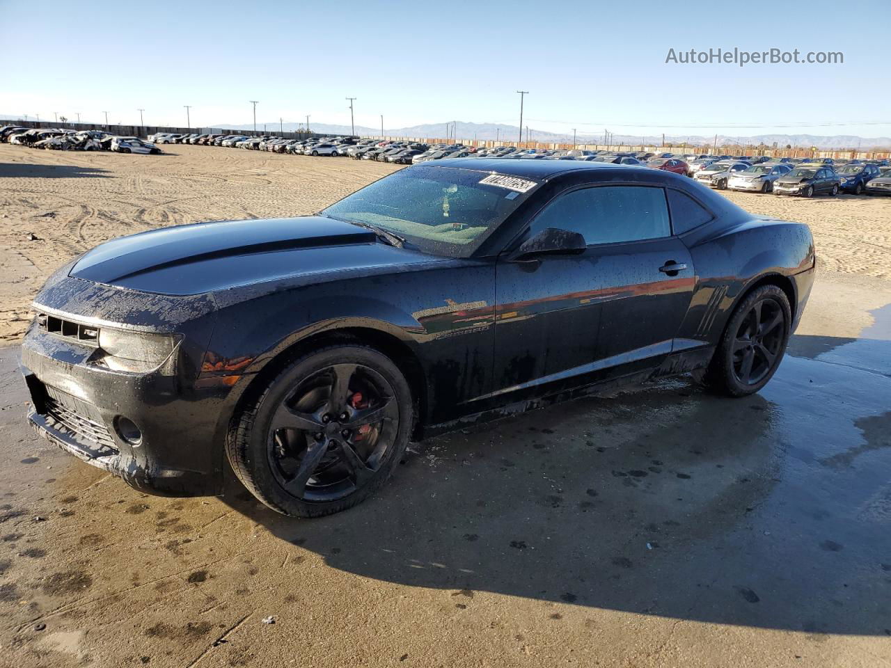 2015 Chevrolet Camaro Lt Black vin: 2G1FD1E3XF9232023