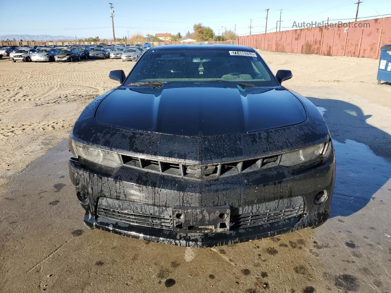 2015 Chevrolet Camaro Lt Black vin: 2G1FD1E3XF9232023