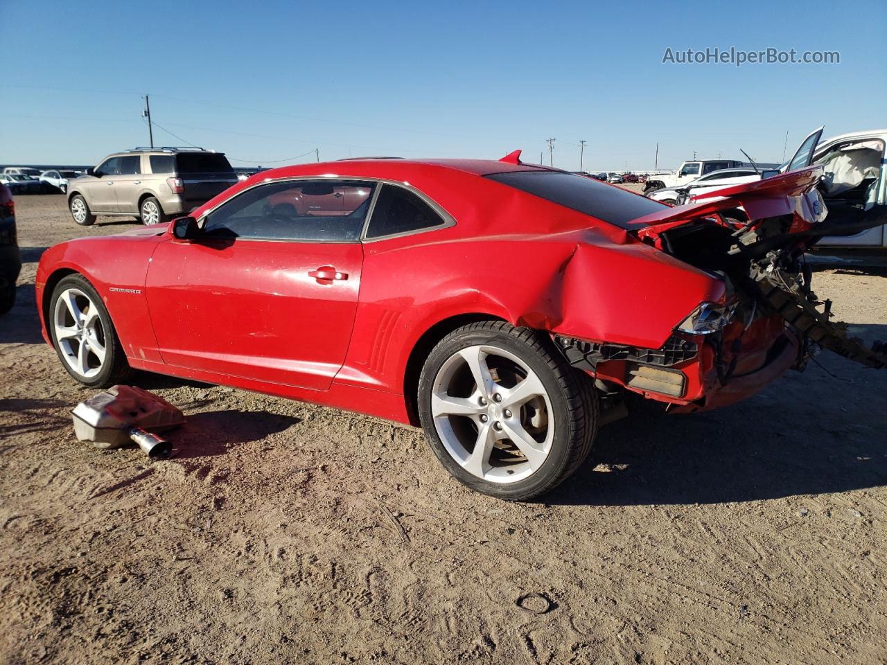 2015 Chevrolet Camaro Lt Red vin: 2G1FD1E3XF9240106