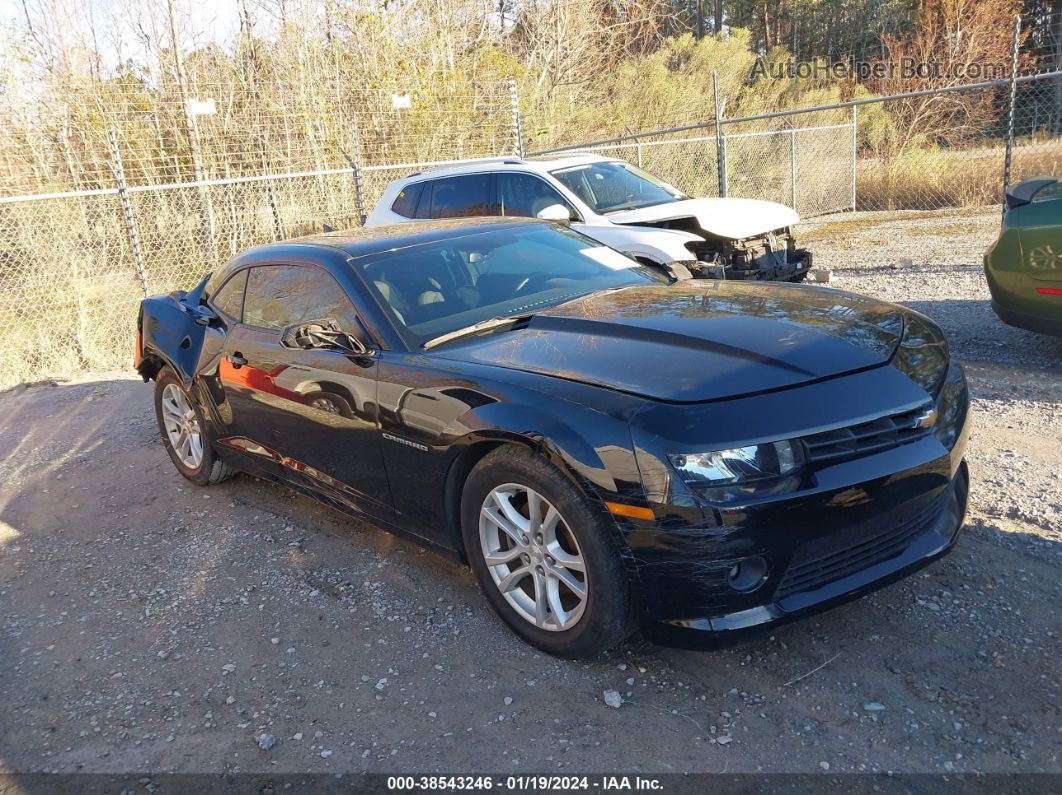 2015 Chevrolet Camaro 1lt Black vin: 2G1FD1E3XF9275549