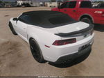 2015 Chevrolet Camaro Lt White vin: 2G1FD3D30F9187946