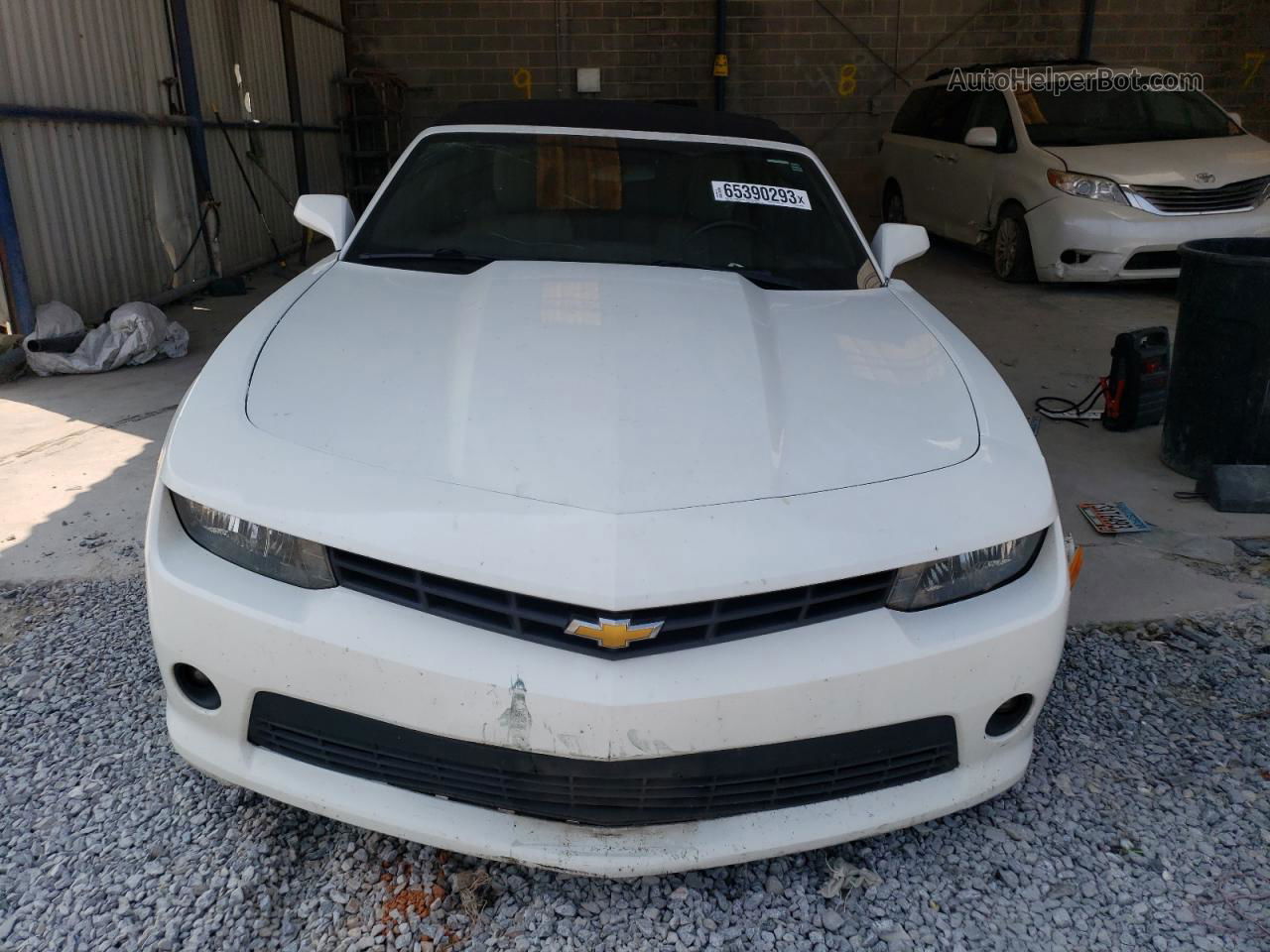 2015 Chevrolet Camaro Lt White vin: 2G1FD3D30F9267229