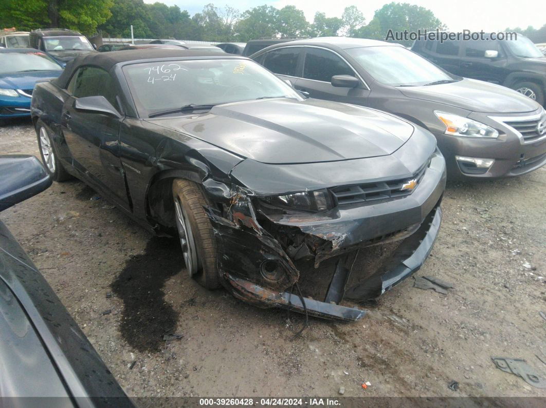 2015 Chevrolet Camaro 1lt Gray vin: 2G1FD3D31F9277462