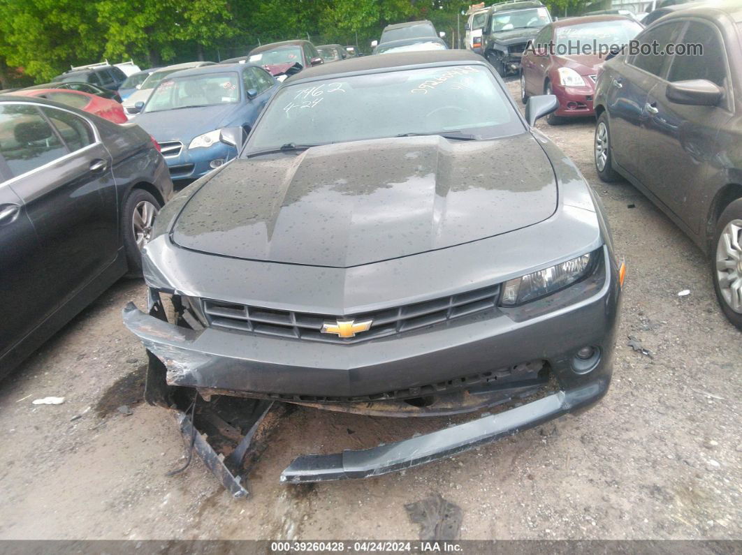 2015 Chevrolet Camaro 1lt Gray vin: 2G1FD3D31F9277462