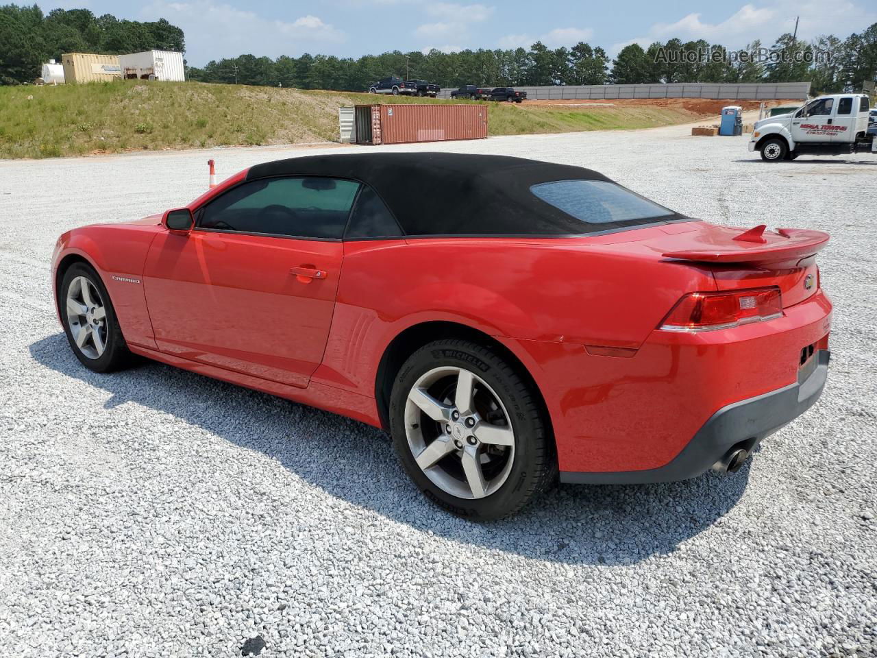 2015 Chevrolet Camaro Lt Red vin: 2G1FD3D32F9178388