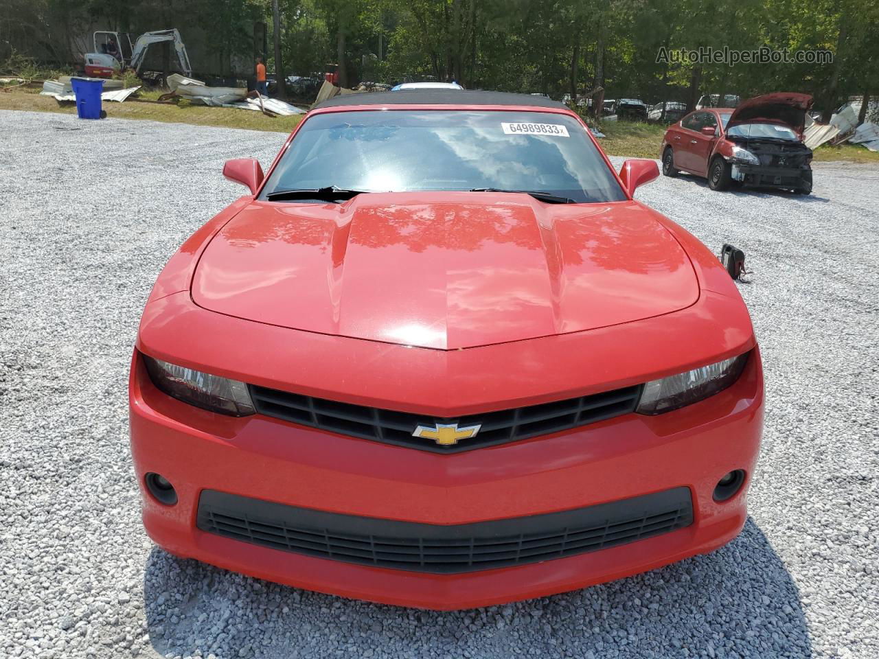 2015 Chevrolet Camaro Lt Red vin: 2G1FD3D32F9178388