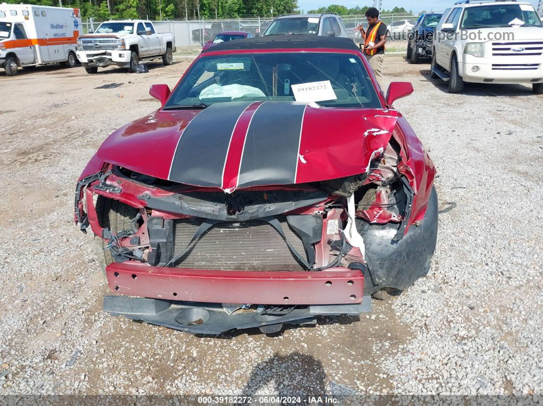 2015 Chevrolet Camaro 1lt Red vin: 2G1FD3D32F9297414