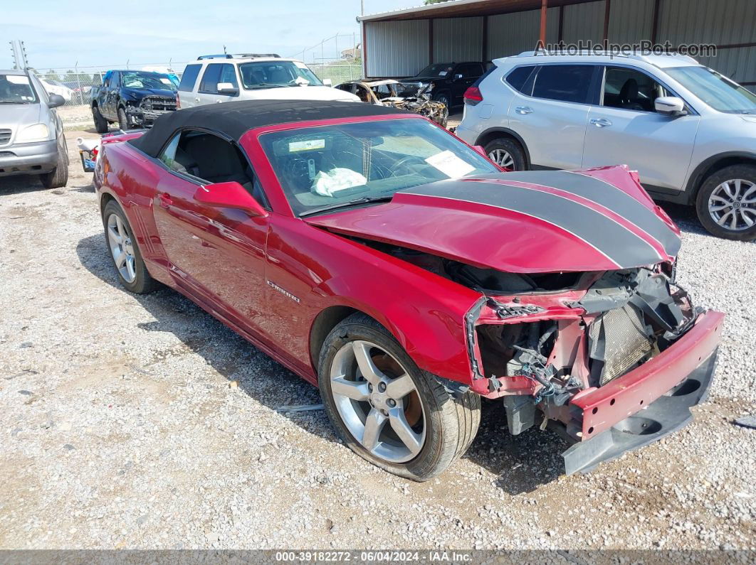 2015 Chevrolet Camaro 1lt Red vin: 2G1FD3D32F9297414