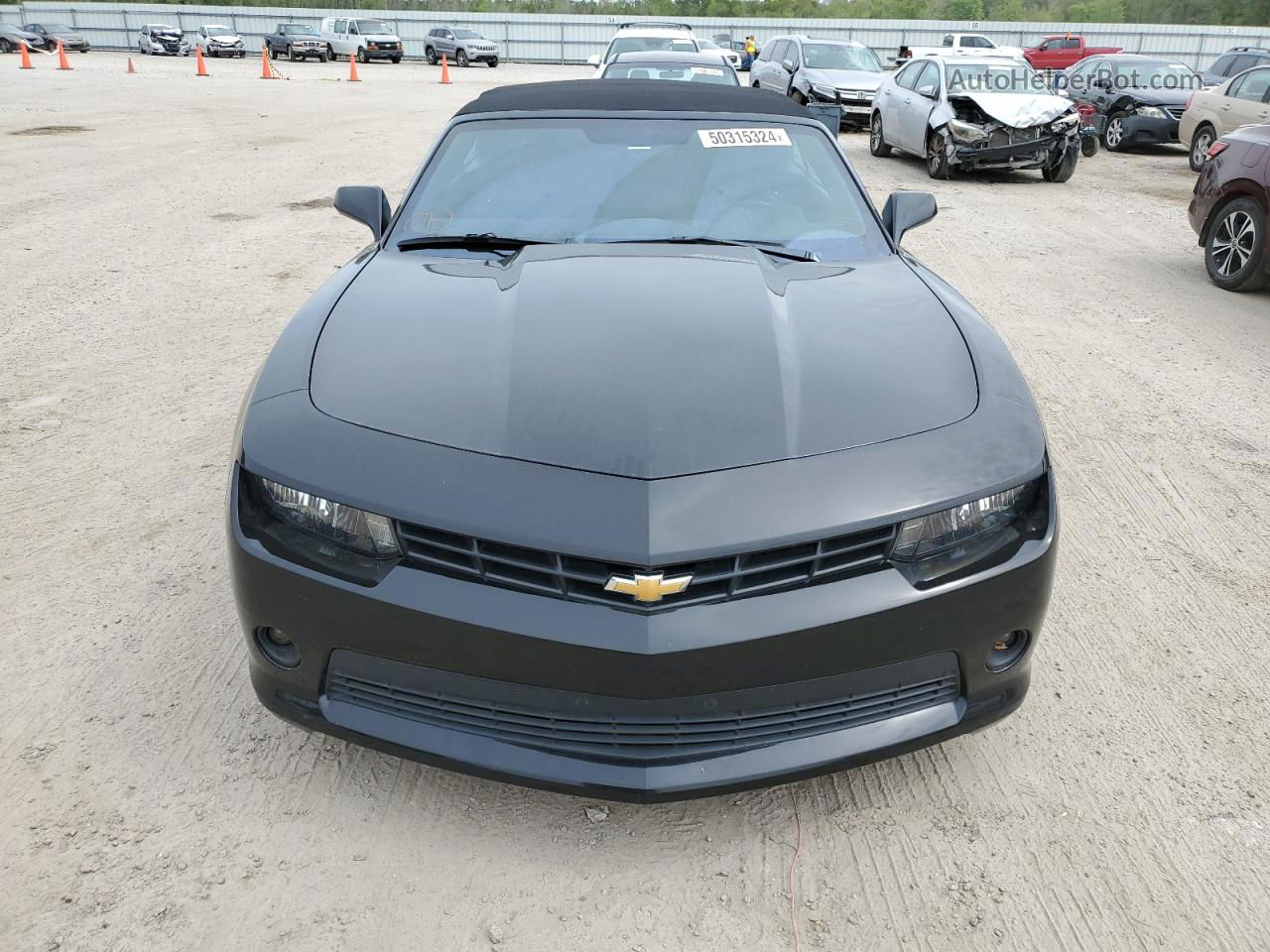 2015 Chevrolet Camaro Lt Black vin: 2G1FD3D34F9274443