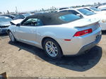 2015 Chevrolet Camaro 1lt Silver vin: 2G1FD3D34F9275138