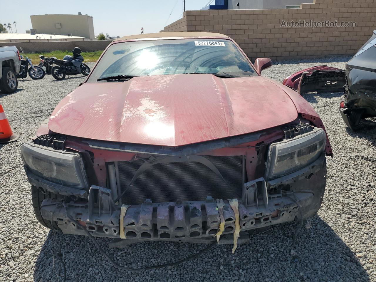 2015 Chevrolet Camaro Lt Burgundy vin: 2G1FD3D38F9239145