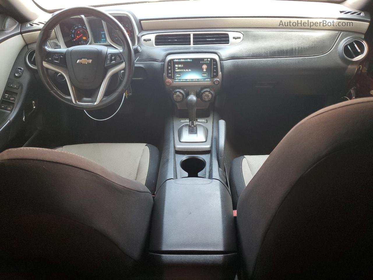 2015 Chevrolet Camaro Lt Бордовый vin: 2G1FD3D38F9239145