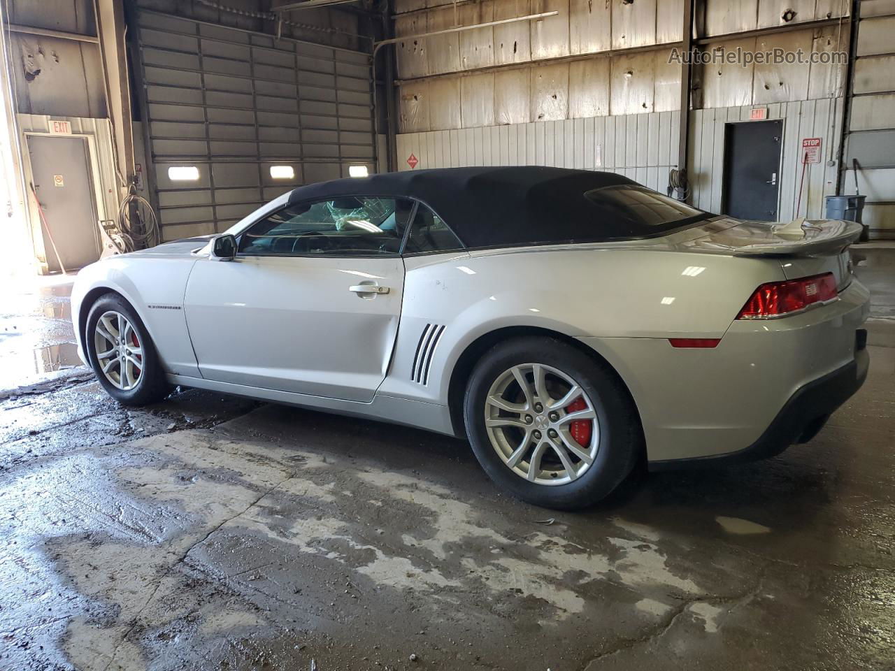 2015 Chevrolet Camaro Lt Silver vin: 2G1FD3D3XF9273443