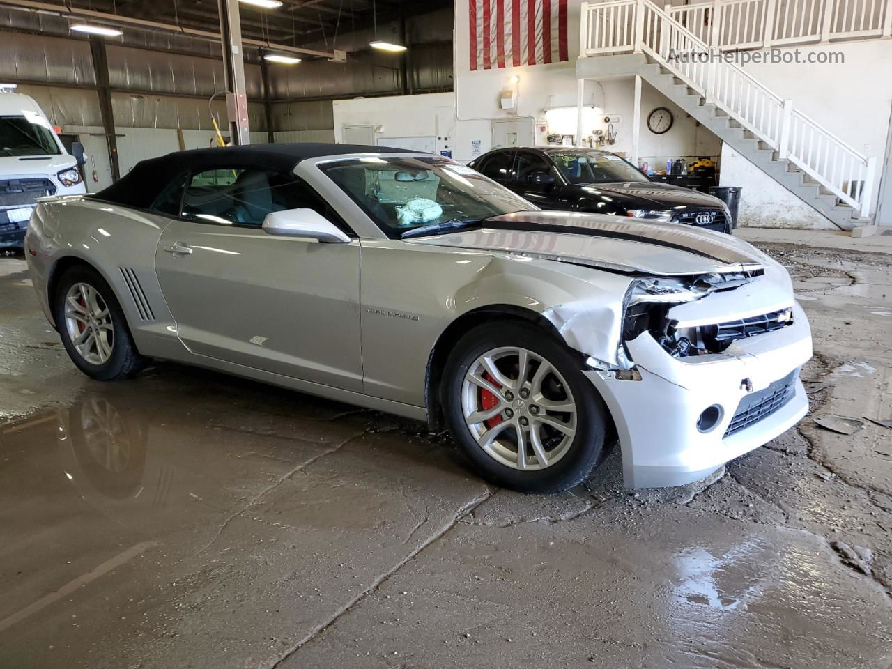 2015 Chevrolet Camaro Lt Silver vin: 2G1FD3D3XF9273443