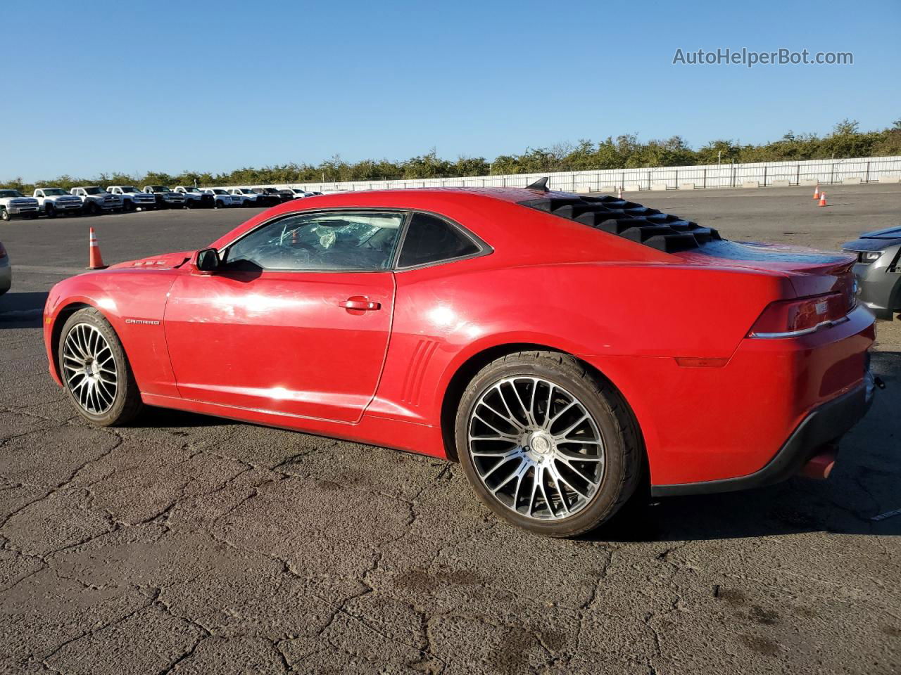 2014 Chevrolet Camaro Ls Red vin: 2G1FE1E30E9192532