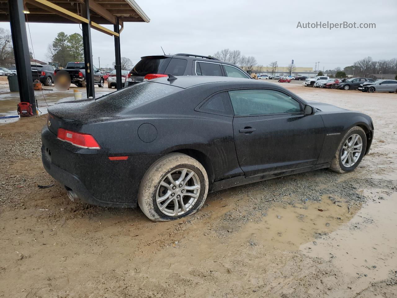 2014 Chevrolet Camaro Ls Black vin: 2G1FE1E30E9312555