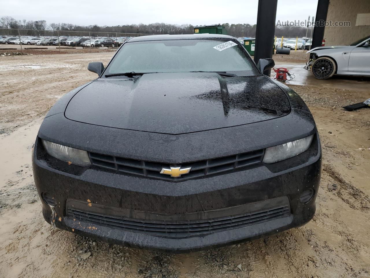 2014 Chevrolet Camaro Ls Black vin: 2G1FE1E30E9312555