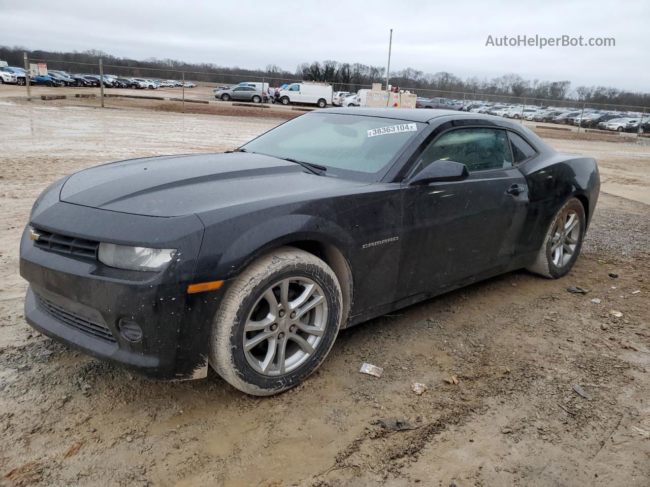 2014 Chevrolet Camaro Ls Black vin: 2G1FE1E30E9312555