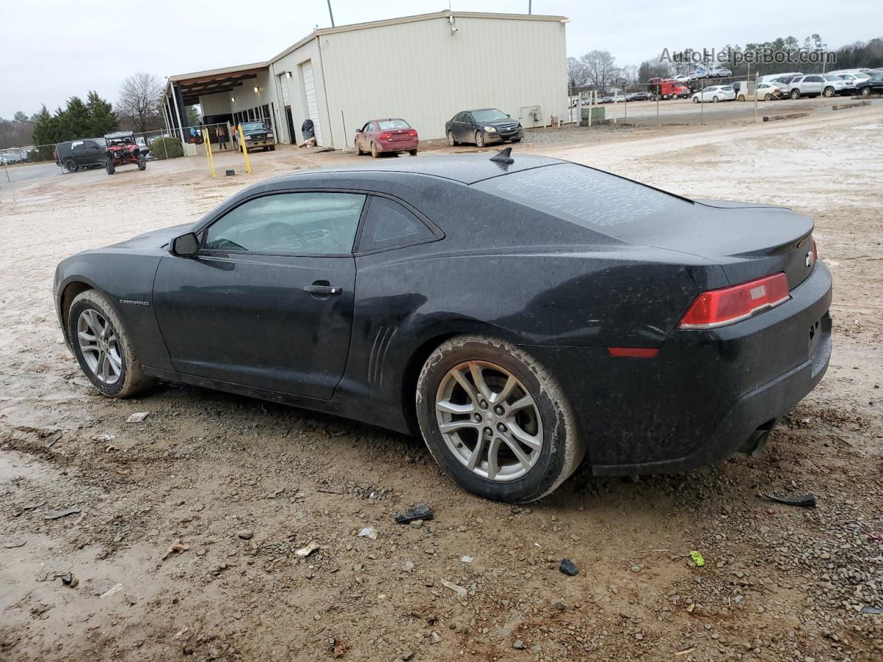 2014 Chevrolet Camaro Ls Black vin: 2G1FE1E30E9312555