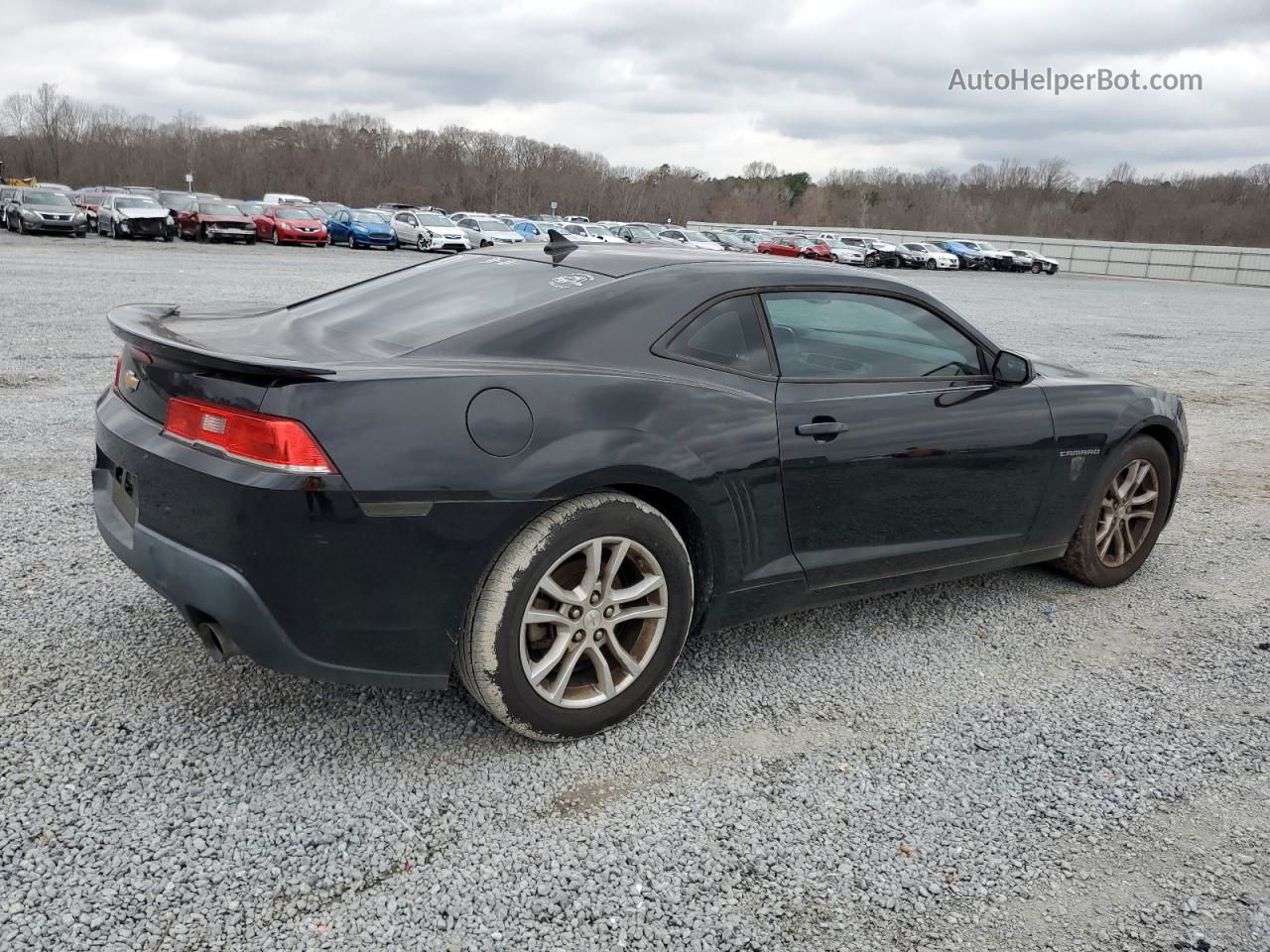 2014 Chevrolet Camaro Ls Black vin: 2G1FE1E33E9218556