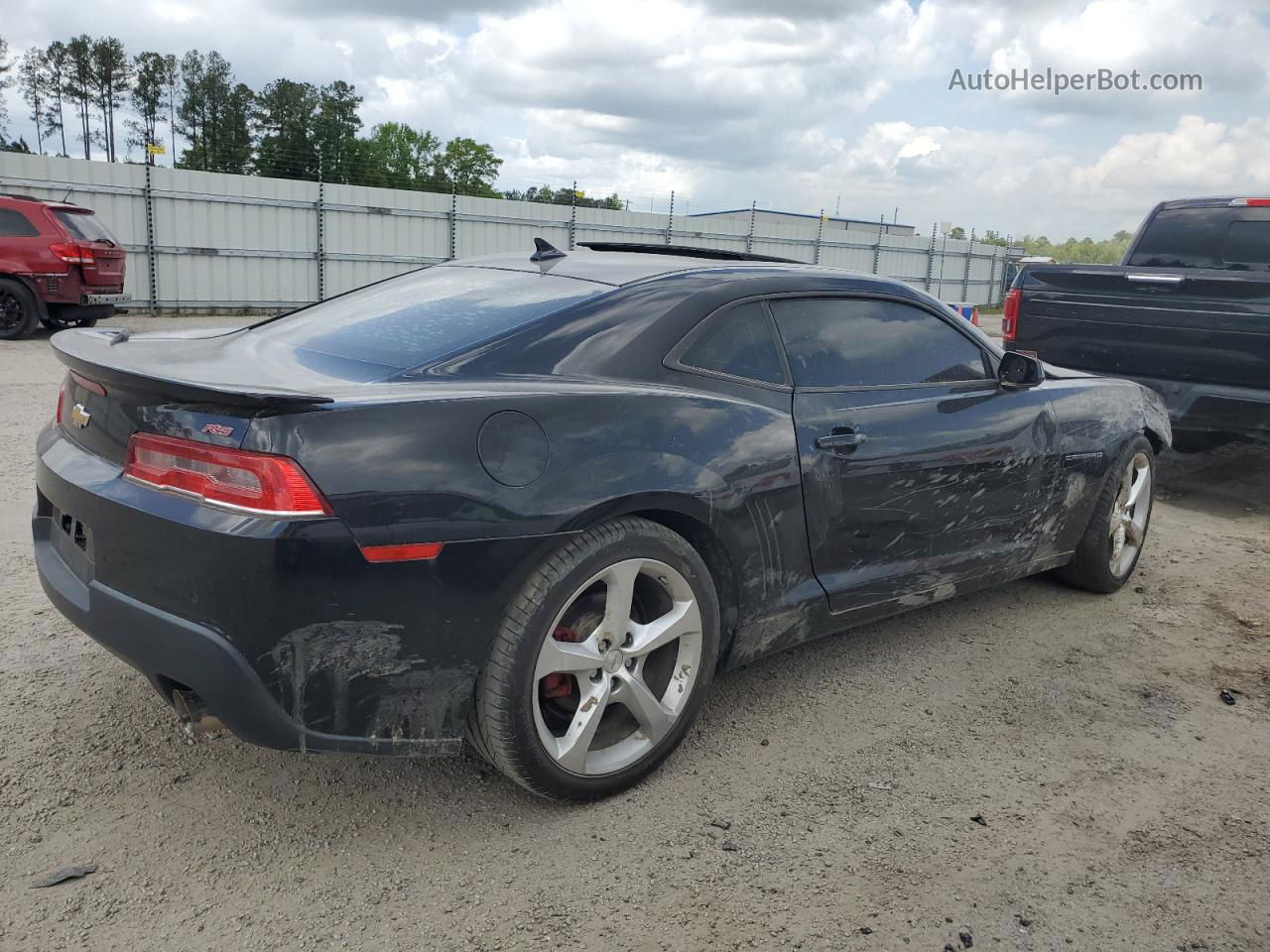 2015 Chevrolet Camaro Lt Black vin: 2G1FE1E33F9209678