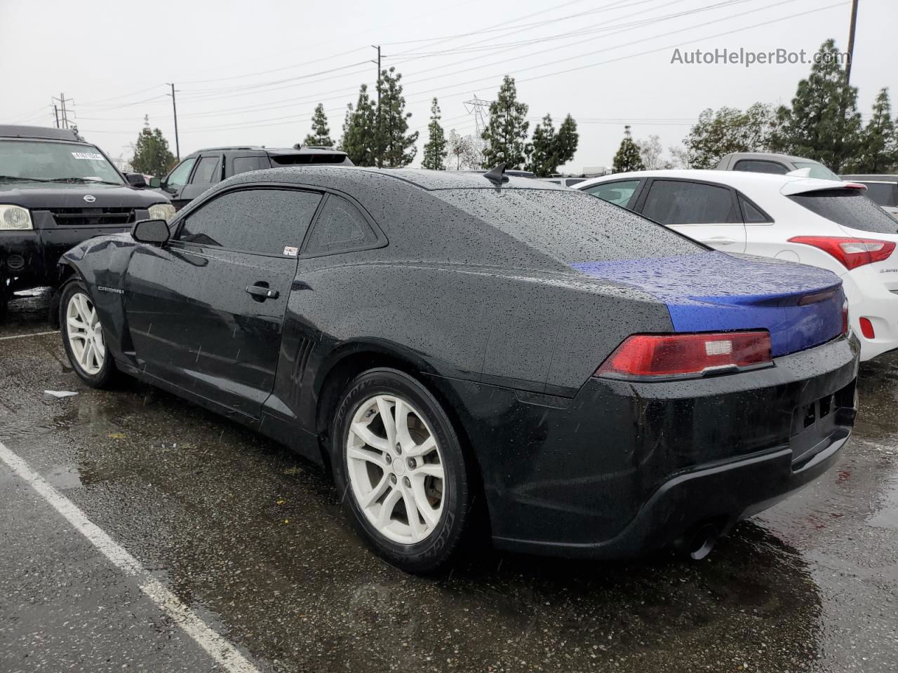 2014 Chevrolet Camaro Ls Black vin: 2G1FE1E34E9218095