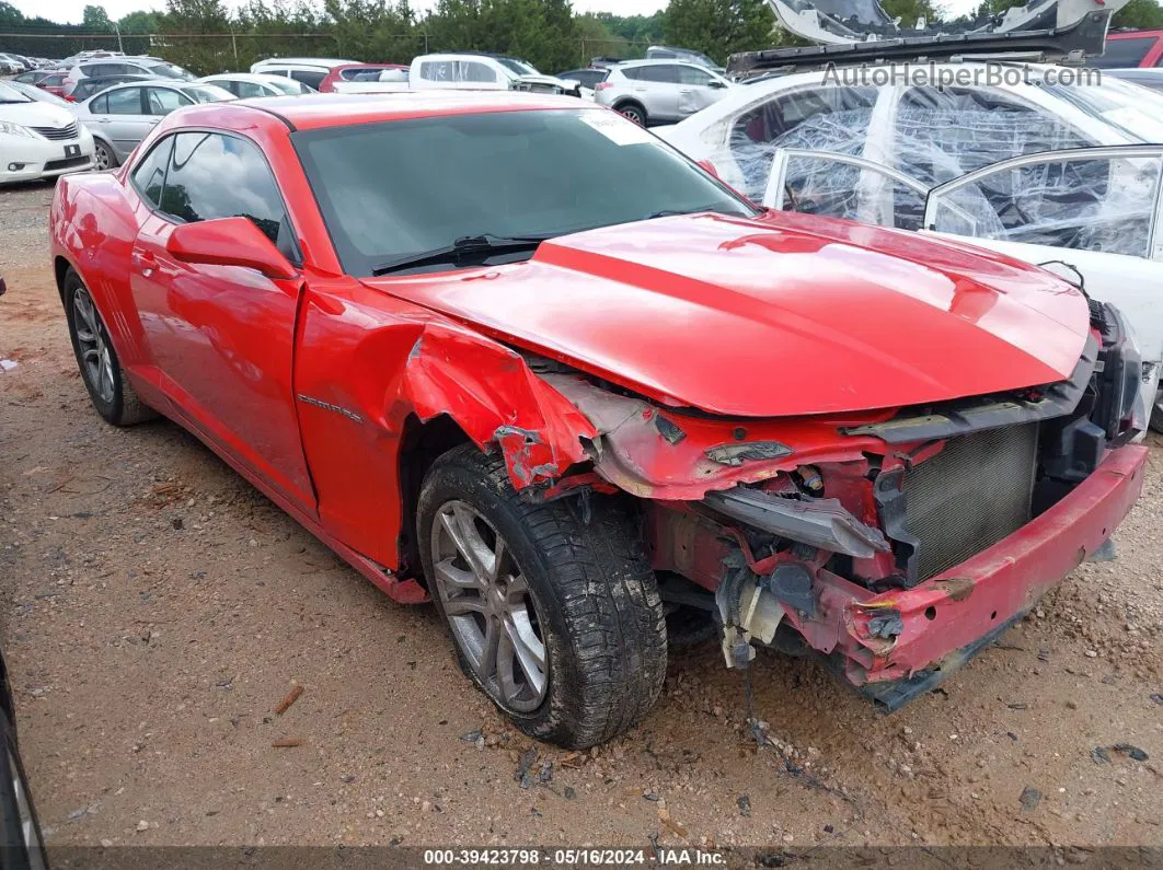 2014 Chevrolet Camaro 1ls Red vin: 2G1FE1E35E9279004