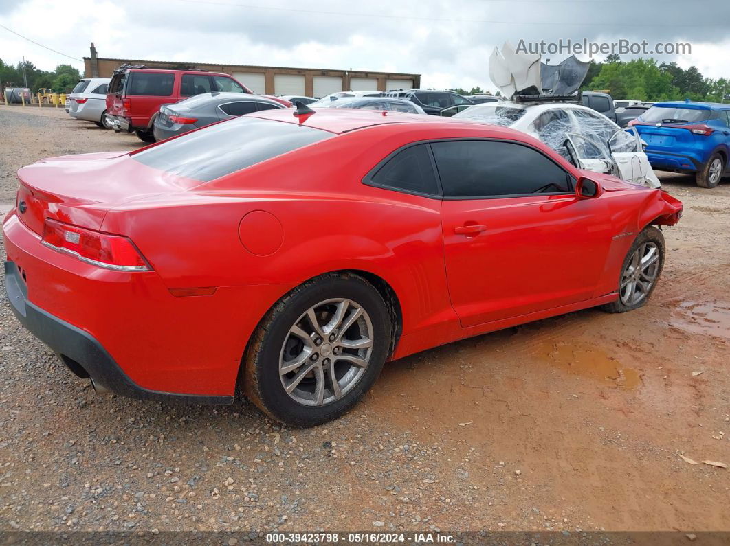 2014 Chevrolet Camaro 1ls Red vin: 2G1FE1E35E9279004