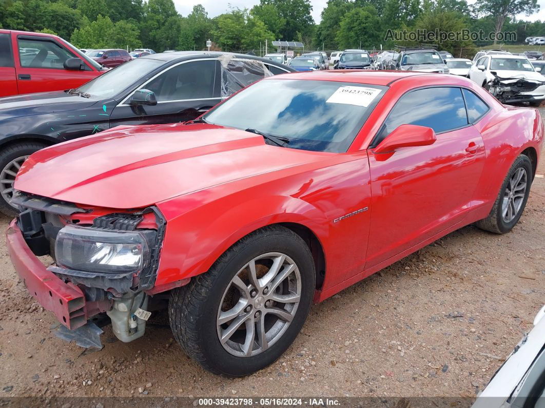 2014 Chevrolet Camaro 1ls Red vin: 2G1FE1E35E9279004