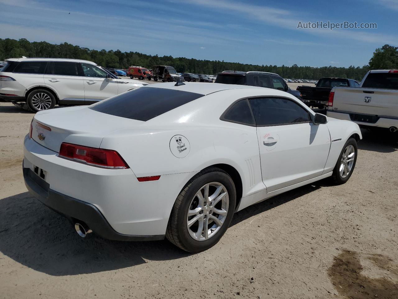 2014 Chevrolet Camaro Ls Белый vin: 2G1FE1E3XE9256415