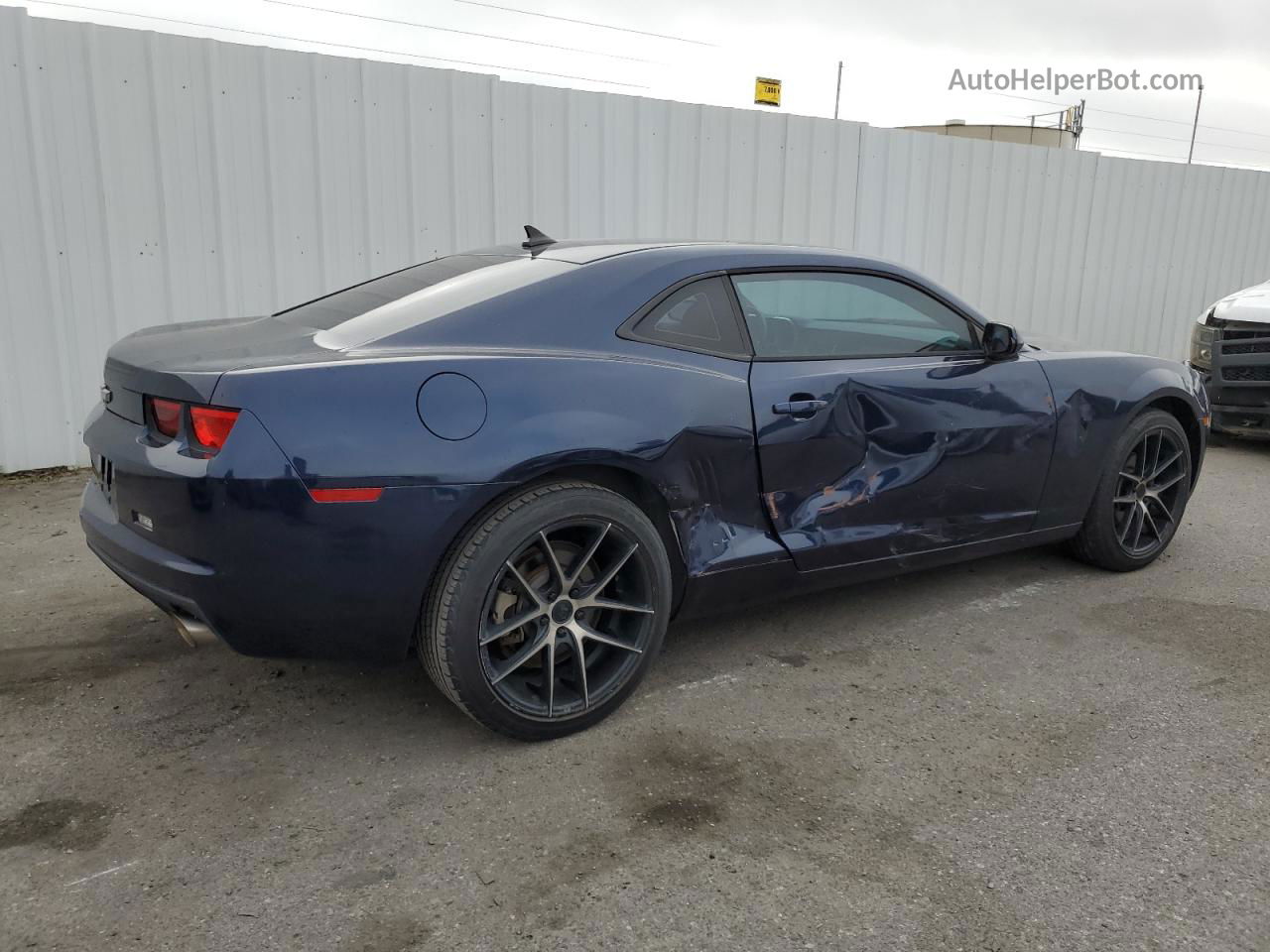 2010 Chevrolet Camaro Ls Blue vin: 2G1FE1EV2A9177378