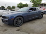 2010 Chevrolet Camaro Ls Blue vin: 2G1FE1EV2A9177378