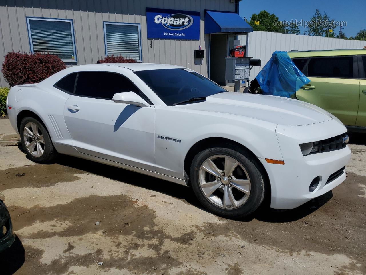 2010 Chevrolet Camaro Ls White vin: 2G1FE1EV9A9204981