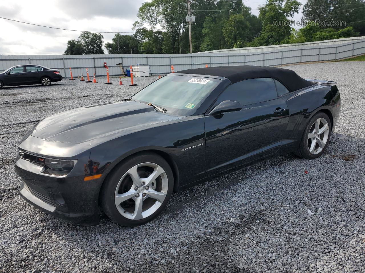 2015 Chevrolet Camaro Lt Black vin: 2G1FE3D31F9190657