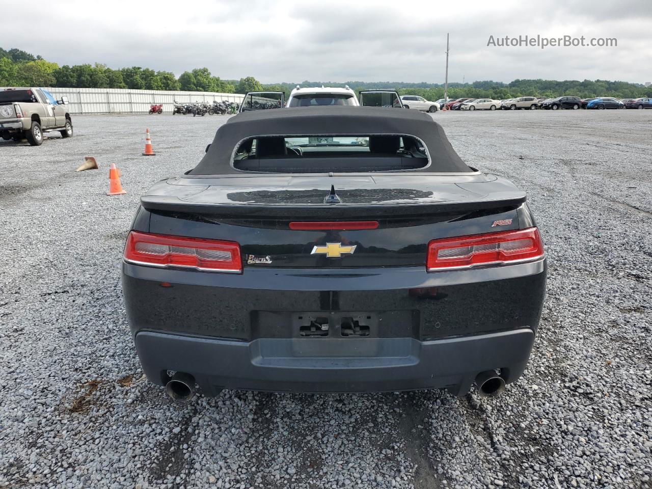 2015 Chevrolet Camaro Lt Black vin: 2G1FE3D31F9190657