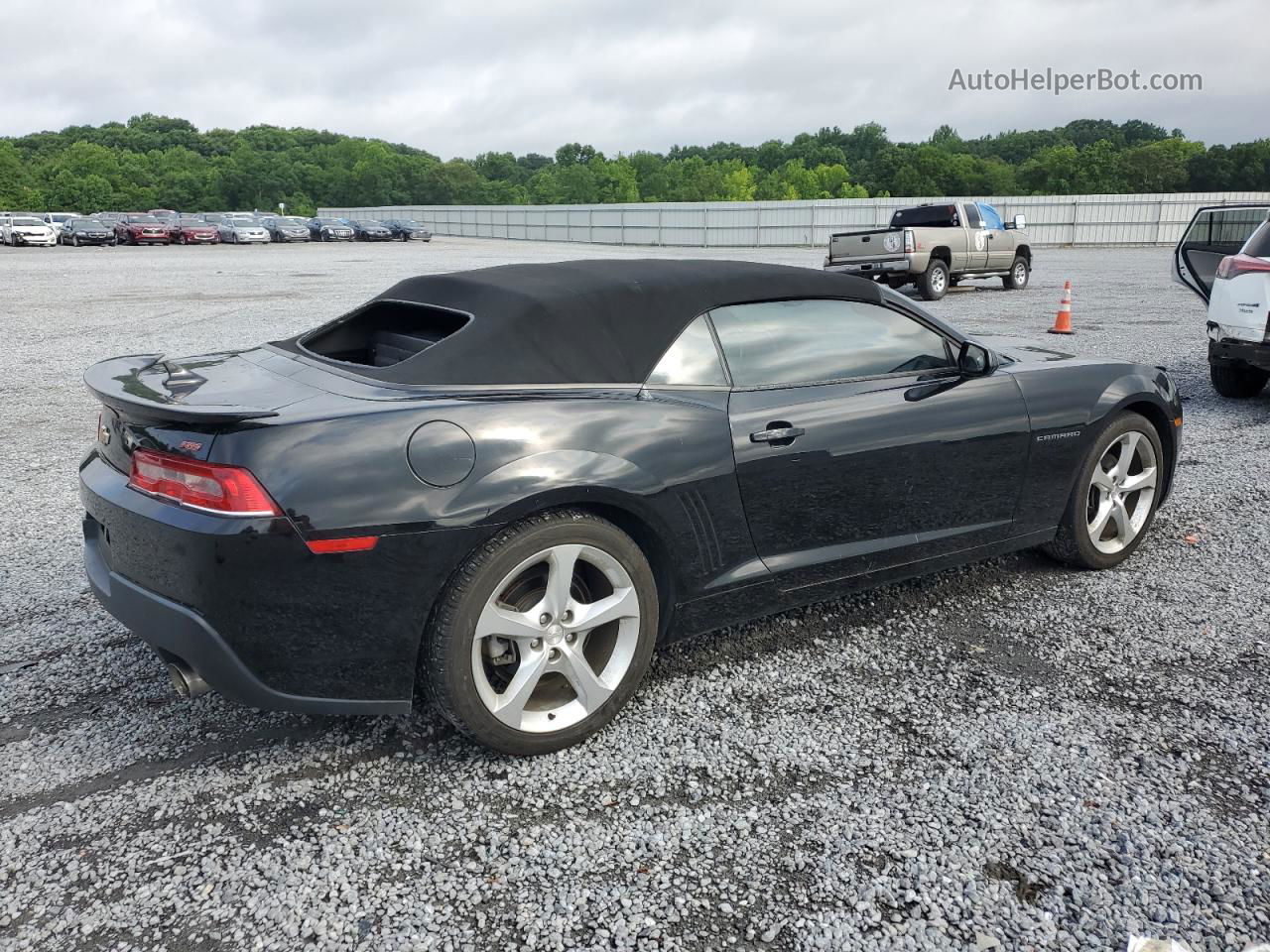 2015 Chevrolet Camaro Lt Black vin: 2G1FE3D31F9190657