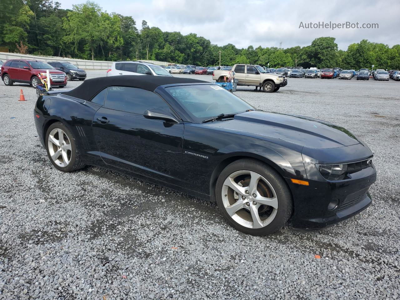 2015 Chevrolet Camaro Lt Black vin: 2G1FE3D31F9190657