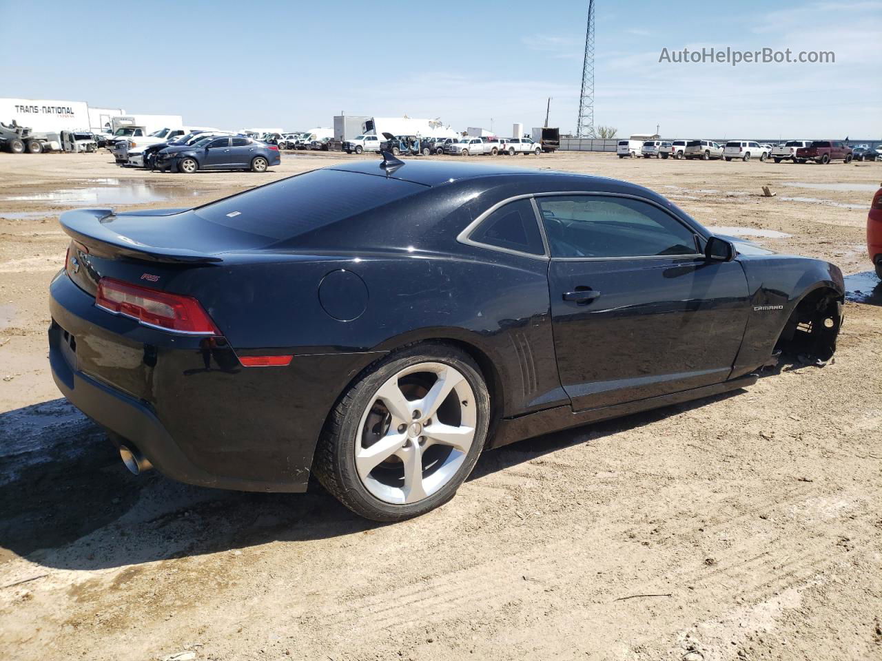 2015 Chevrolet Camaro Lt Black vin: 2G1FF1E30F9217847