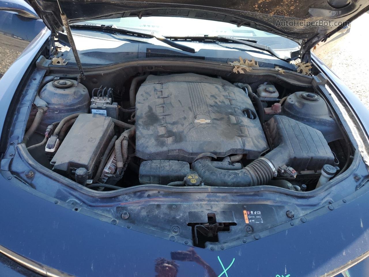 2015 Chevrolet Camaro Lt Синий vin: 2G1FF1E30F9291043