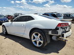 2015 Chevrolet Camaro Lt White vin: 2G1FF1E31F9109995