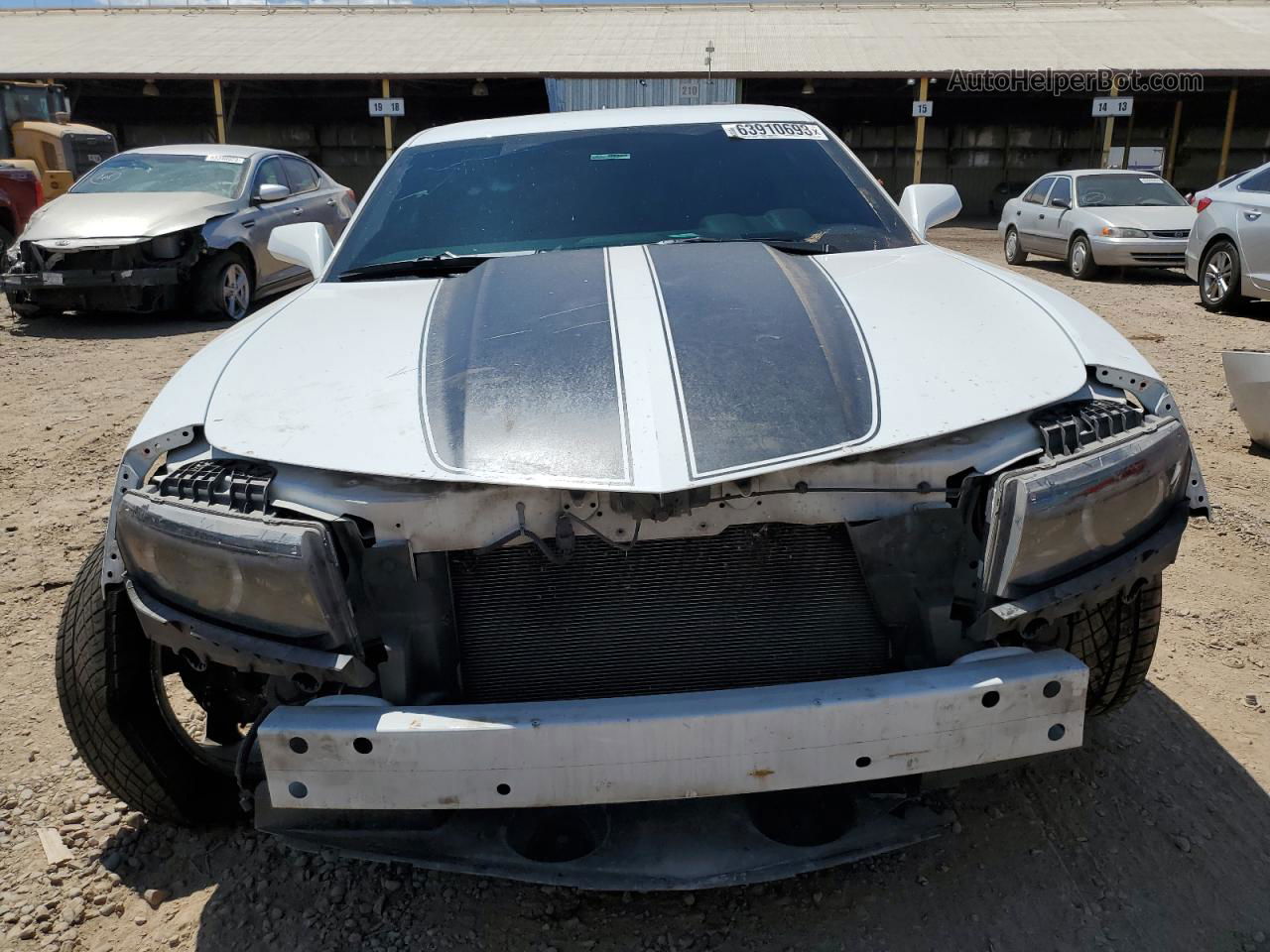 2015 Chevrolet Camaro Lt White vin: 2G1FF1E31F9109995