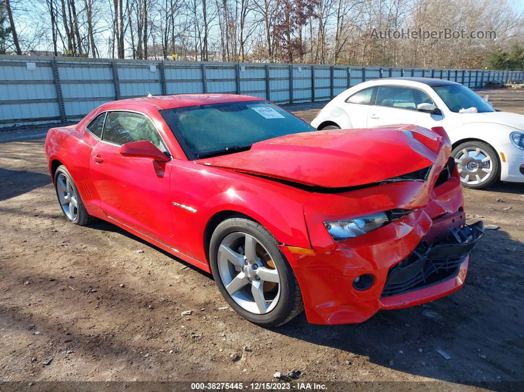 2015 Chevrolet Camaro 2lt Red vin: 2G1FF1E31F9119507