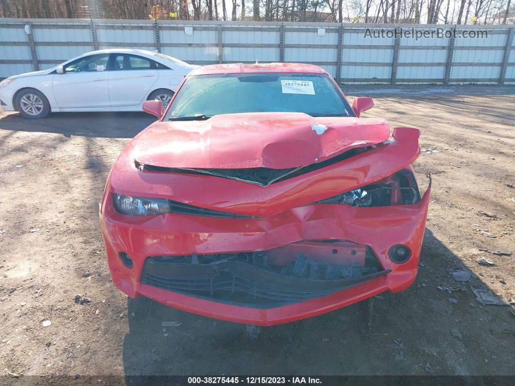 2015 Chevrolet Camaro 2lt Red vin: 2G1FF1E31F9119507