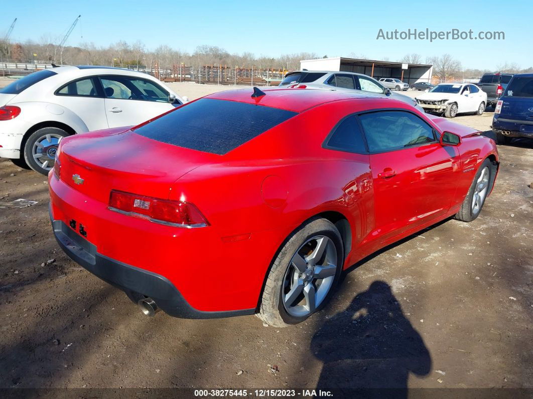 2015 Chevrolet Camaro 2lt Red vin: 2G1FF1E31F9119507