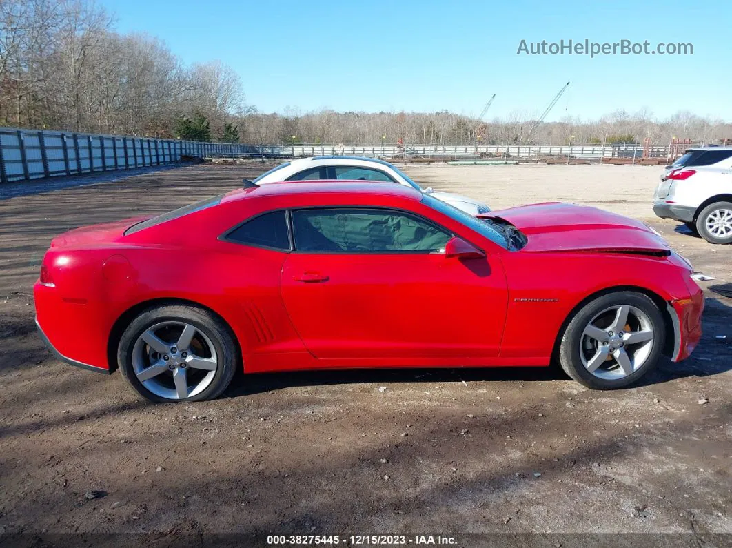 2015 Chevrolet Camaro 2lt Red vin: 2G1FF1E31F9119507