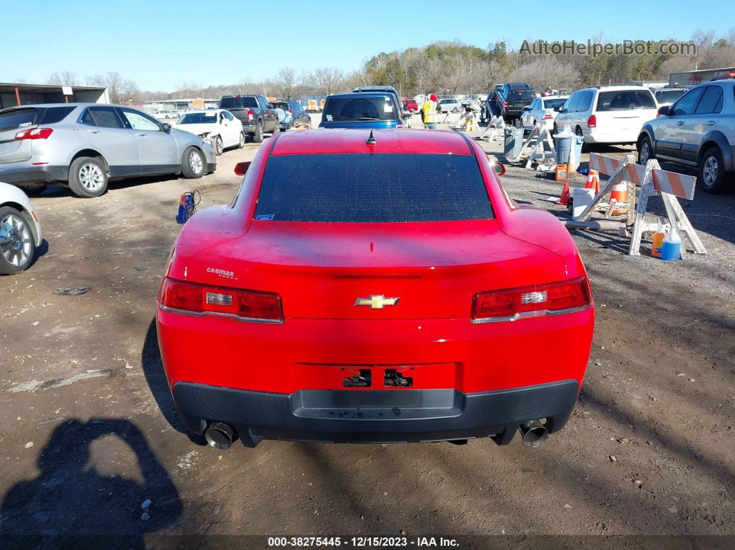 2015 Chevrolet Camaro 2lt Красный vin: 2G1FF1E31F9119507