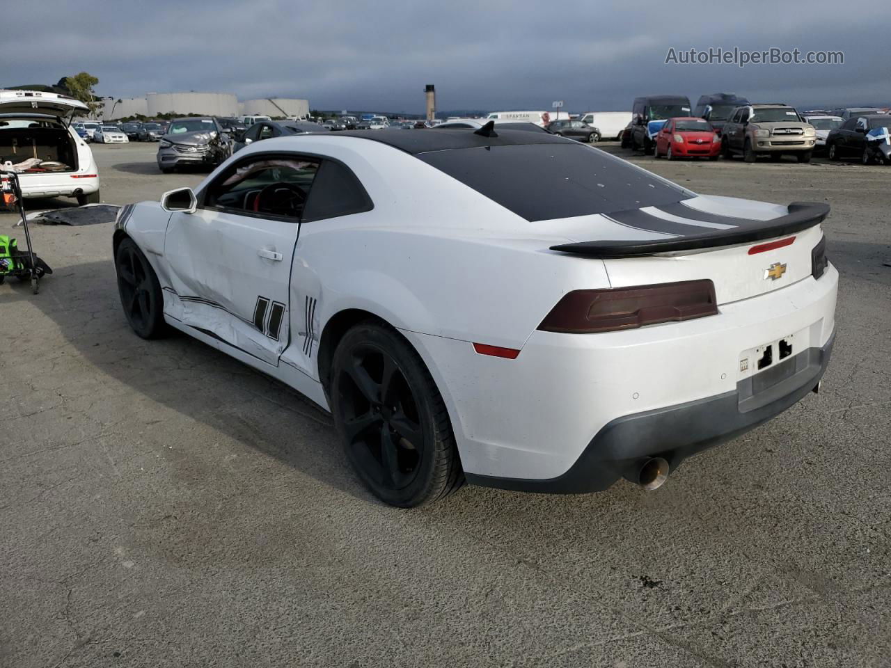 2015 Chevrolet Camaro Lt White vin: 2G1FF1E32F9238327