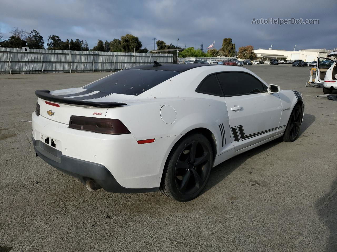 2015 Chevrolet Camaro Lt White vin: 2G1FF1E32F9238327